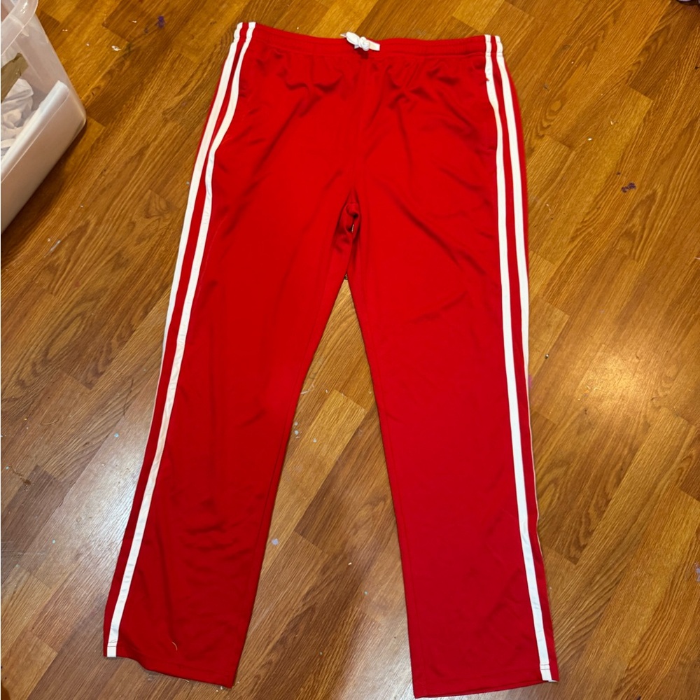 Red Track Pants